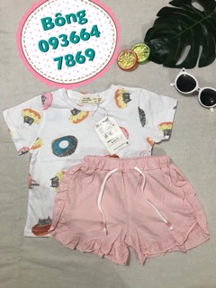 Set bộ zara bé gái ( có ảnh thật)