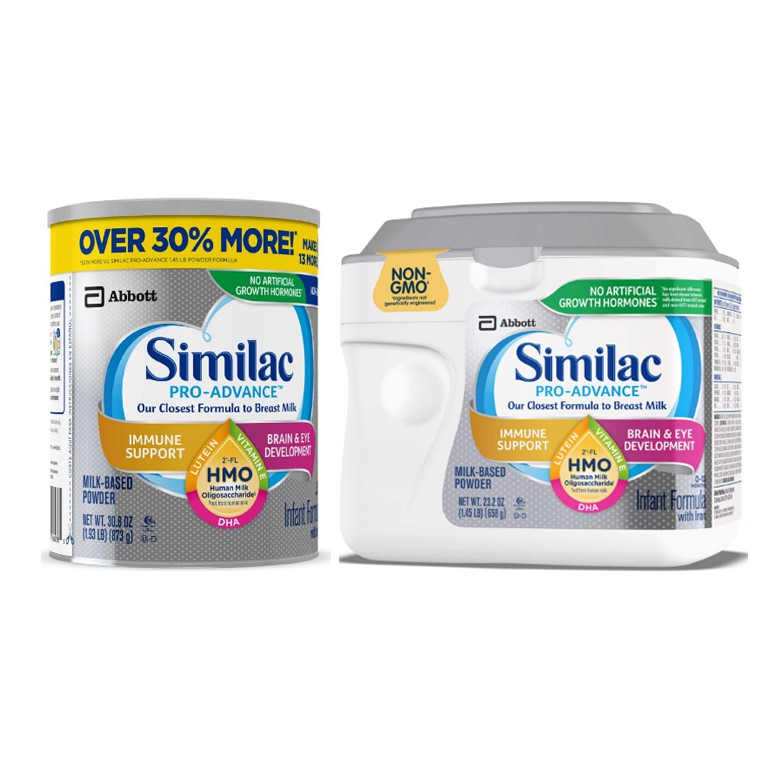 DATE 2024 SỮA BỘT SIMILAC PRO ADVANCE NON GMO - HMO 658gr, 873gr và 964gr