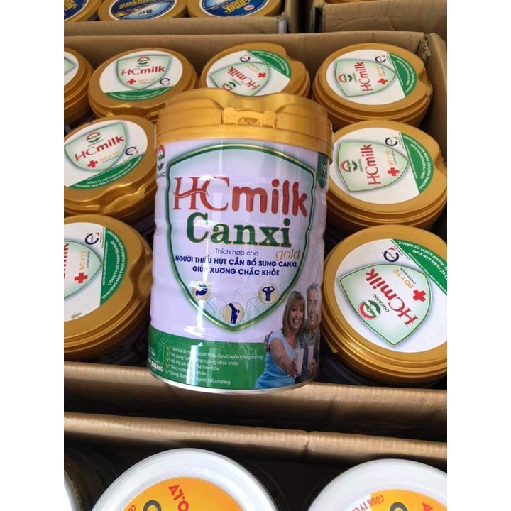 Sữa HCmilk CANXI GOLD phòng ngừa loãng xương cho người trên 19 tuổi - lon 900g