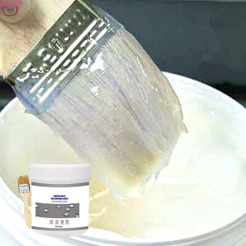 Keo Trong Suốt Chống Thấm Nước Chống Thời Tiết Kèm Cọ Bôi Trơn Cho Gạch Men