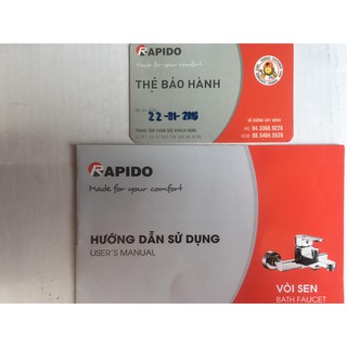Vòi sen tắm nóng lạnh Rapido RS-01