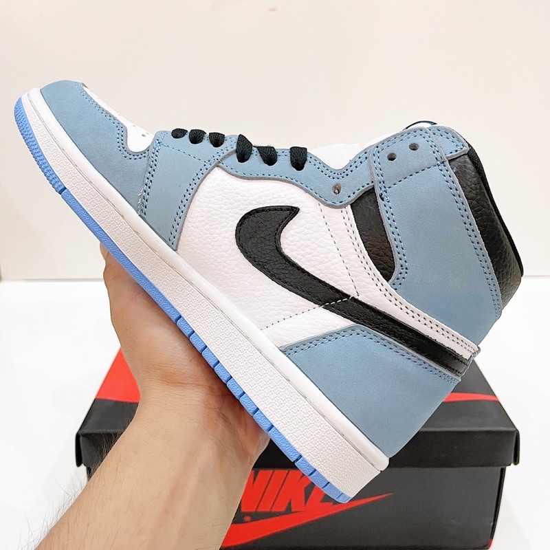Giày sneaker Jordan High University Da phấn - BẢN ĐẸP FULLBOX KÈM 1 DÂY PHỤ