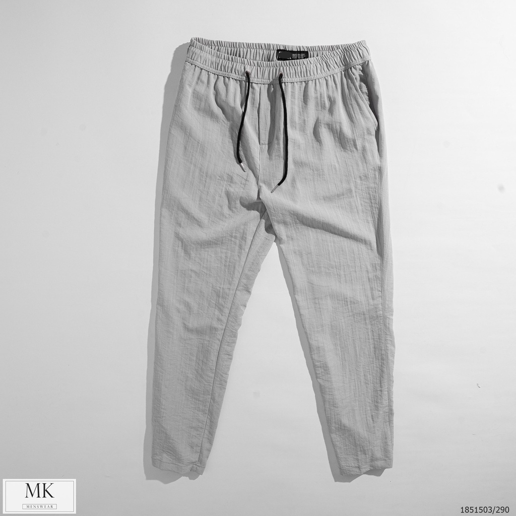 Quần Đũi Nam Dáng Suông Đen/Trắng/Ghi