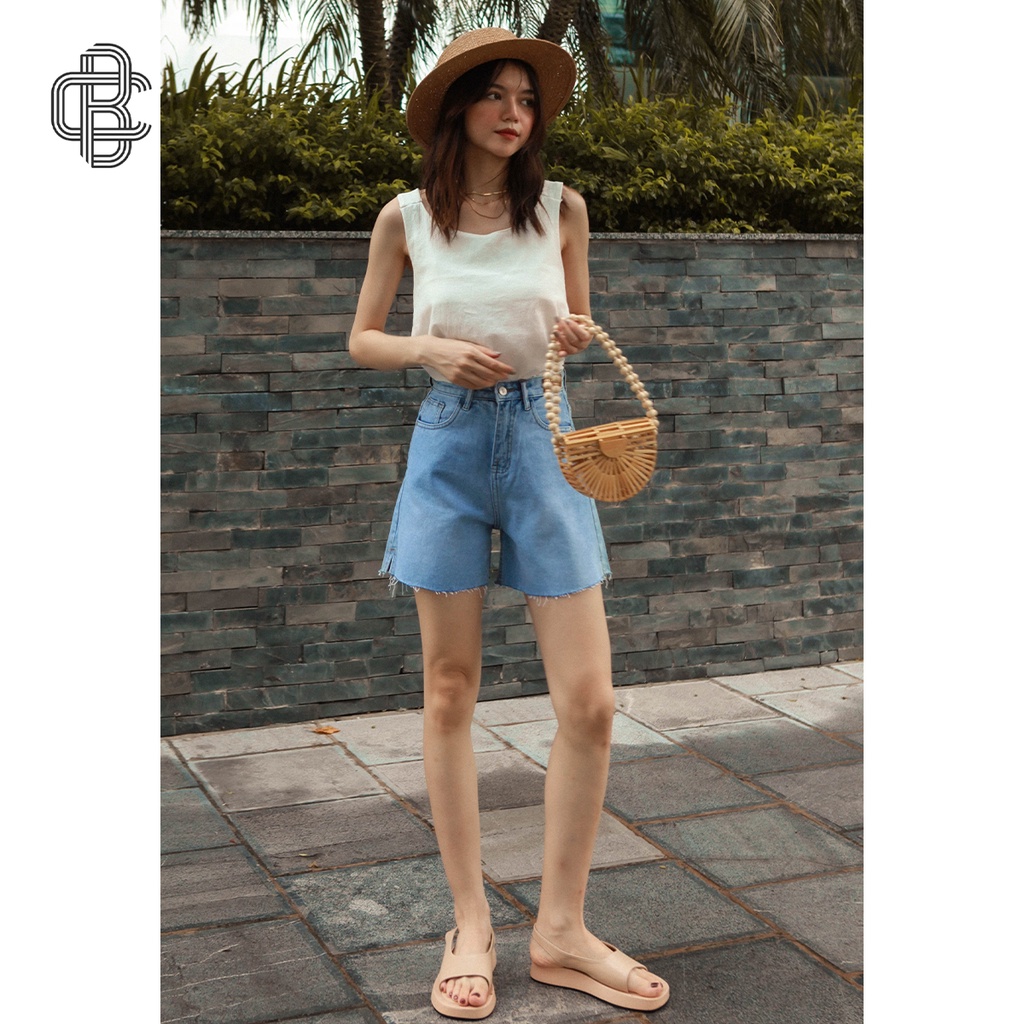 Áo hai dây sát nách chất đũi xốp đơn giản nhẹ nhàng - La’coba