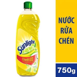 Nước rửa chén bát Sunlight Chanh100 chai 750g