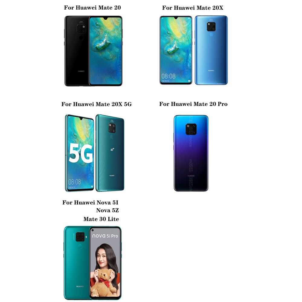 Ốp Điện Thoại TPU Silicone Họa Tiết Đan Chéo Cho Huawei Mate 20 20X 5G Pro Huawei Nova 5i 5Z Pro Mate 30 Lite
