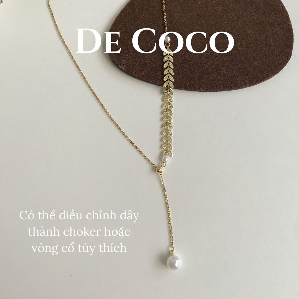 [KHÔNG ĐEN GỈ] Vòng cổ nguyệt quế đeo được 2 kiểu Iris De Coco