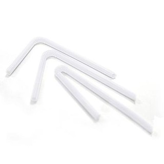 Bịch 80 cây Ống hút trắng - Ống hút uống sữa
