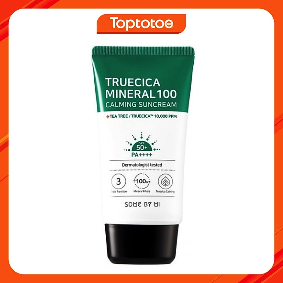 Kem Chống Nắng Some By Mi Truecica Mineral 100 Calming Suncream, SPF 50+ PA++++ 50ml