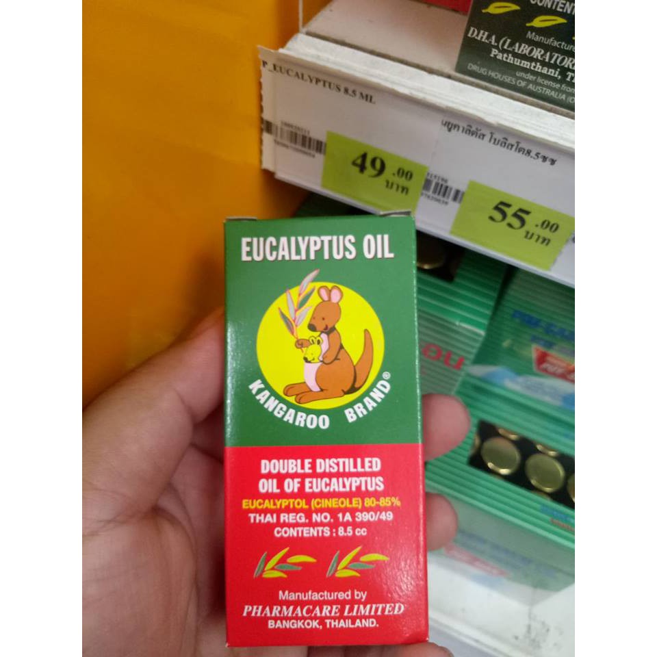 Dầu khuynh diệp Eucalyptus Oil Kangaroo Brand 28cc