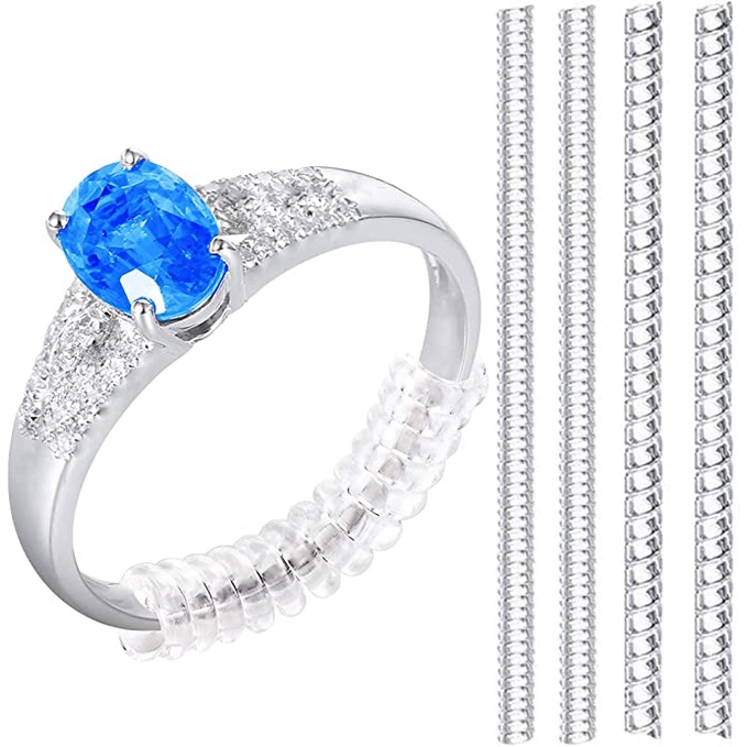 1 Dụng Cụ Căng Vòng Nhẫn 100mm Trong Suốt Mềm Mại Thoải Mái Có Thể Điều Chỉnh Kích Thước