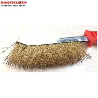 Bàn chải sắt đánh rỉ cán đỏ China