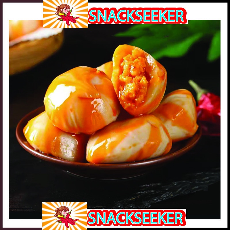 Viên Thả Lẩu Bánh Bao nhân trứng cá siêu ngon - Snackseeker - Đồ ăn vặt Trung Quốc