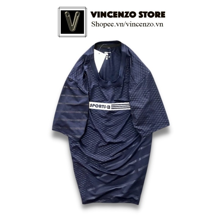 Áo thun nam thể thao tay ngắn thun lạnh cao cấp - áo phông tập gym Vincenzo Store
