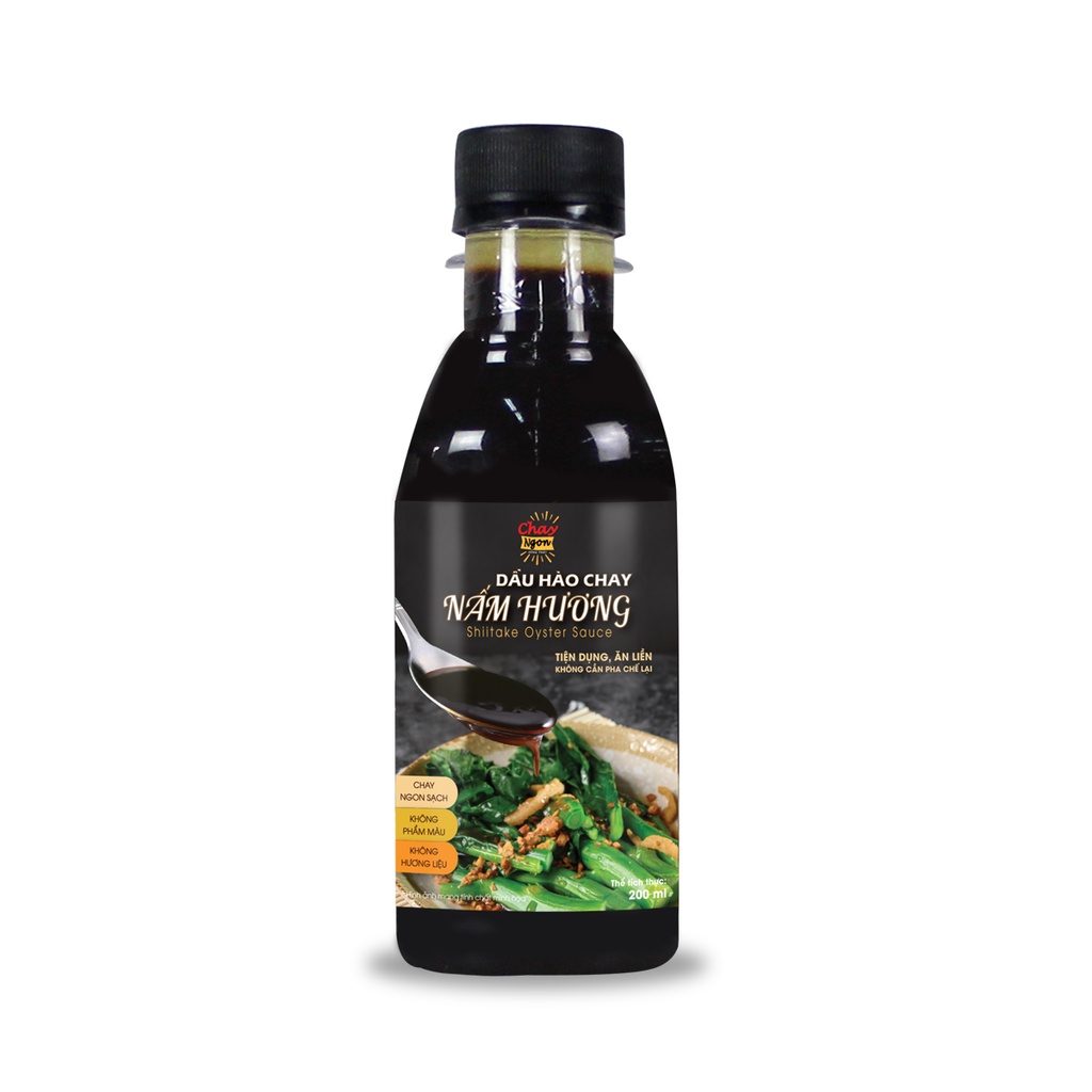Mini Dầu Hào Chay Nấm Hương chuẩn ngon 200ml - Thương Hiệu Hùng Phát