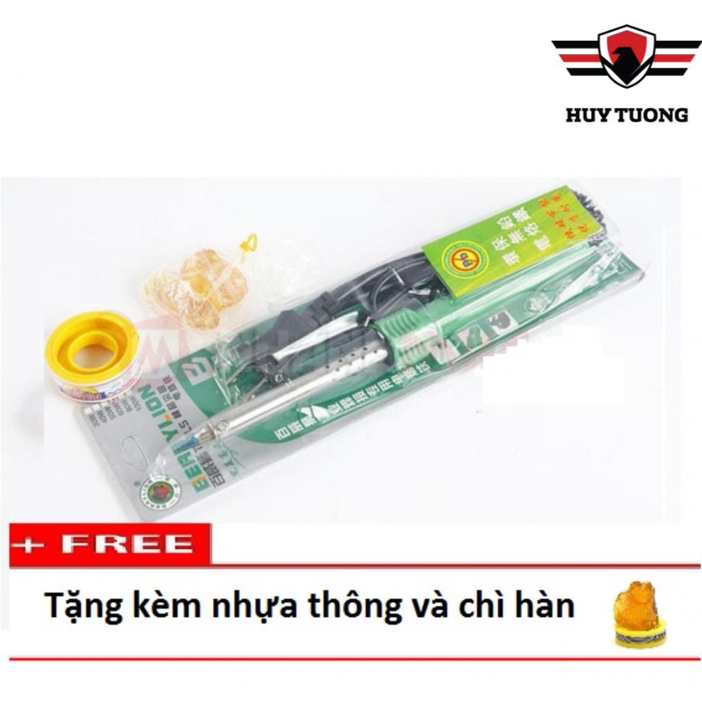 Mỏ hàn 60w cao cấp ( Tặng kèm nhựa thông và chì hàn ) - Huy Tưởng