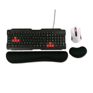 Bộ Kê cổ tay bàn phím và chuột BATE Rubber cao su non