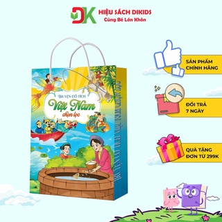 Sách - Truyện cổ tích Việt Nam chọn lọc song ngữ Việt Anh 8 quyển