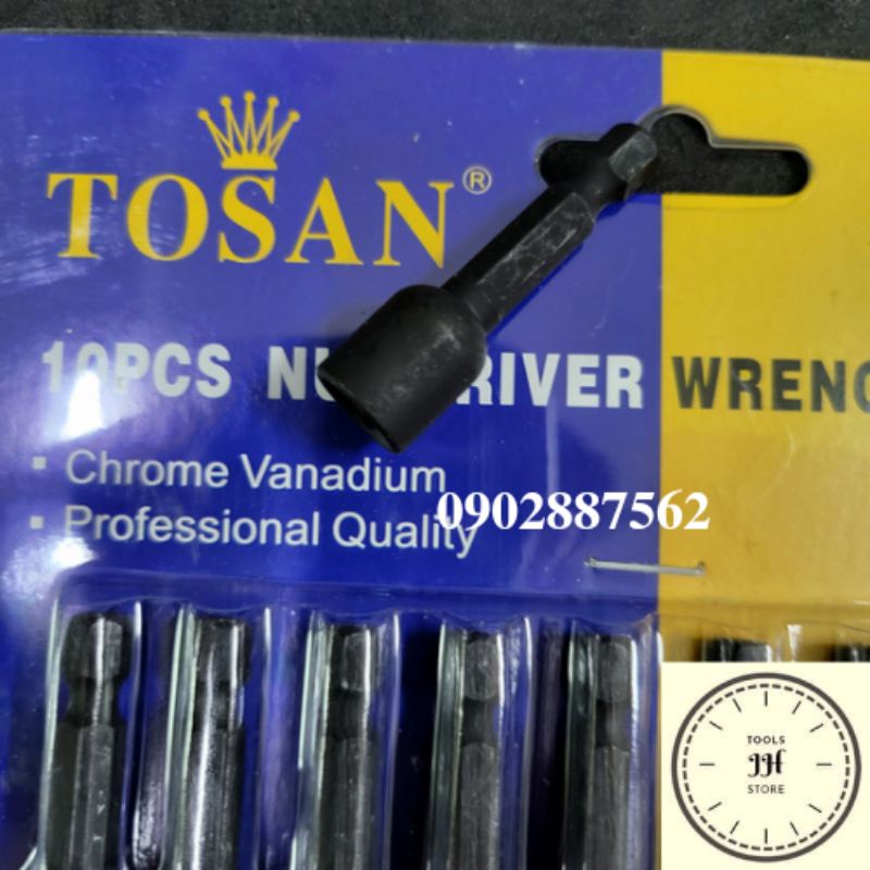 đầu bắn tôn 8mm thép đen hàng cao cấp TOSAN