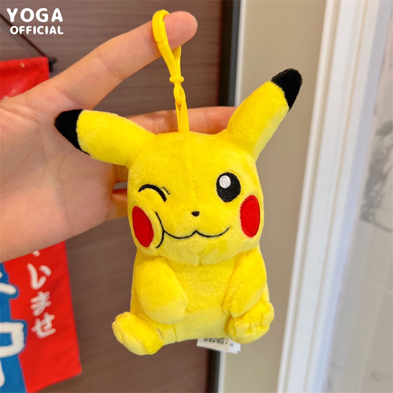 Móc Khóa Hình Pikachu Snorlax Nhồi Bông Đáng Yêu # 1