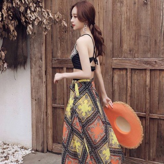 Bikini thổ cẩm 3 chi tiết