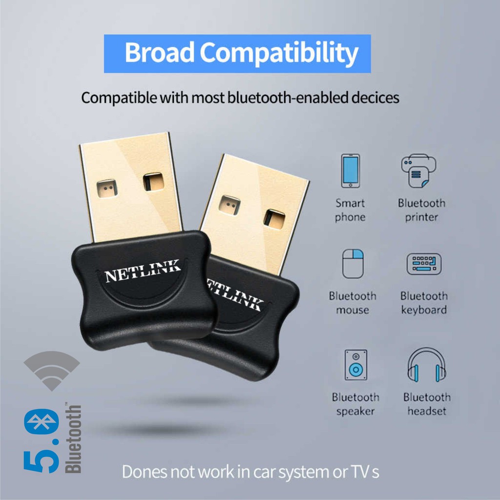 USB Bluetooth 5.0 Netlink - Kết bluetooth cho máy tính và các phụ kiện chơi game