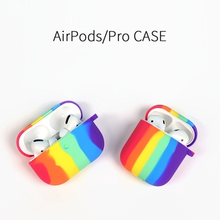 Hộp Đựng Bảo Vệ Tai Nghe Airpods 1 2 3 Hình Cầu Vồng Xinh Xắn