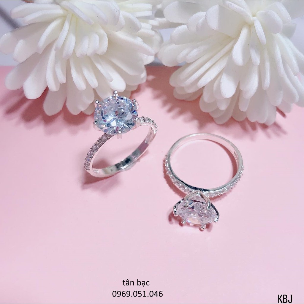 Nhẫn nữ đính đá  xinh xắn , nổi bật,  chuẩn bạc ta sáng đẹp , SHOP Cam kết bạc chuẩn, chất lượng, giá xưởng,chuẩn y hình