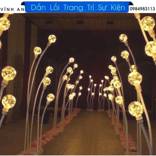 Đèn Dẫn lối Đế Vuông 5 Chân, Ống Dẻo Nắn Chỉnh Tuỳ ý Trang Trí Nhà Rạp, Sự Kiện ( giá 1 đế)