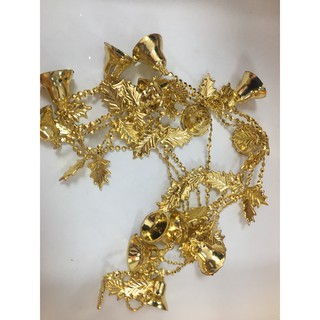 Dây chuông trang trí cây thông noel dài 3m - lu16
