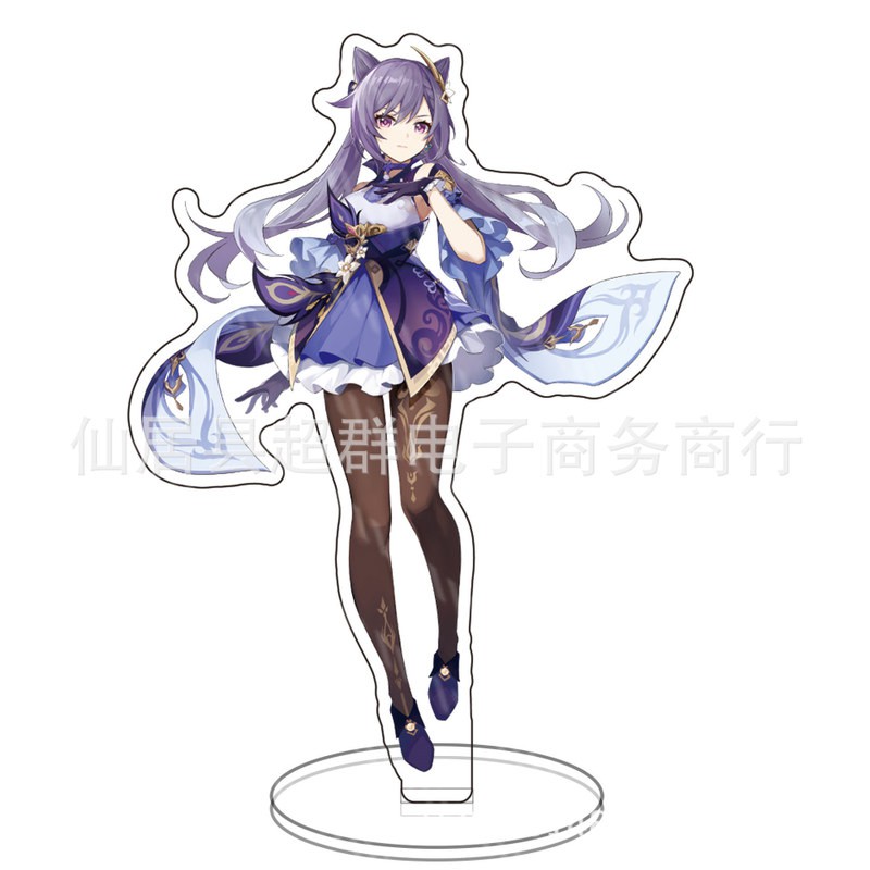 Mô hình nhân vật mica standee GENSHIN IMPACT in hình anime chibi trang trí trưng bày