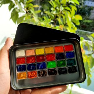 Pocket màu nước Winsor&Newton nội địa 24 màu 0,6ml