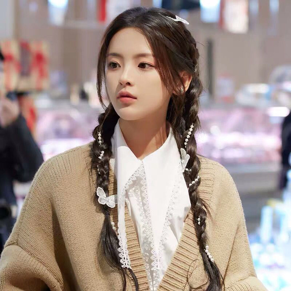 Dây Kẹp Tóc Giả Đính Ngọc Trai Thời Trang Cho Nữ