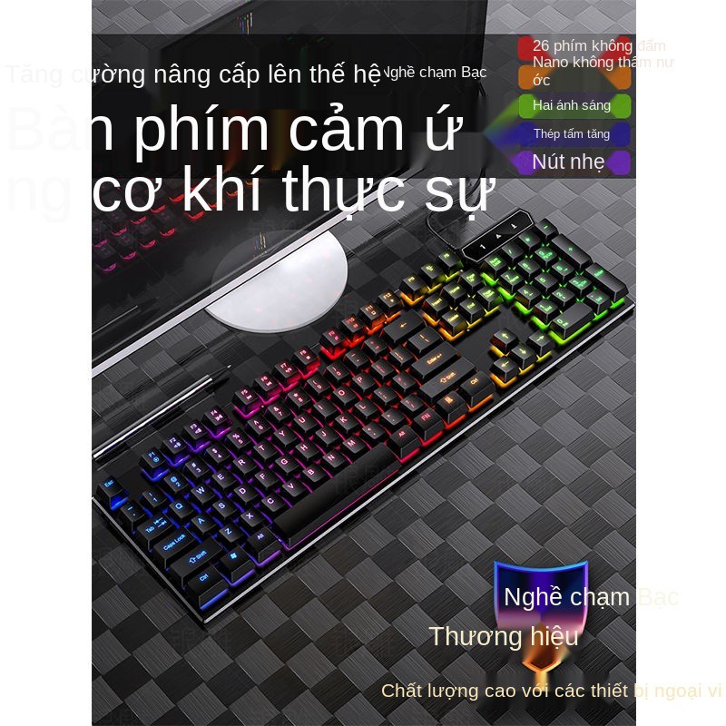 Bộ điều khiển Silver Eagle V4 Cảm nhận Bàn phím và Chuột chơi game máy tính để xách tay phổ thông có dây | BigBuy360 - bigbuy360.vn