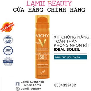xịt chống nắng Vichy Ideal Soleil SPF 50