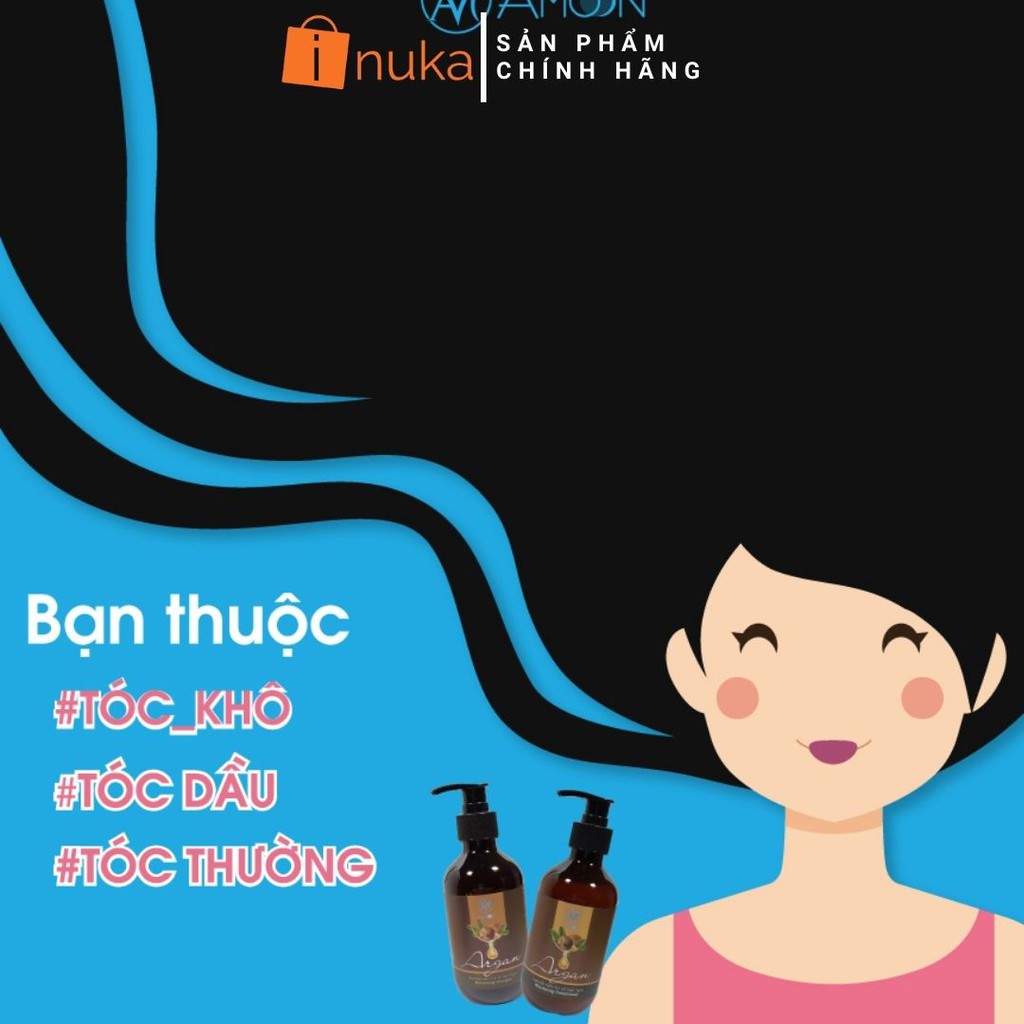 Dầu Gội Thảo Dược Ngăn Rụng Tóc, Kích Thích Mọc Tóc Nhanh Dài Amoon Hàn Quốc ( 300ml )