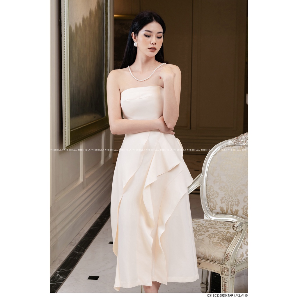 Váy đầm thiết kế cup ngực xẻ vèo sang trọng [ Có video + Ảnh thật ] The Shilla - CG.C31BCZ.55D0.TAP1.M2.V115