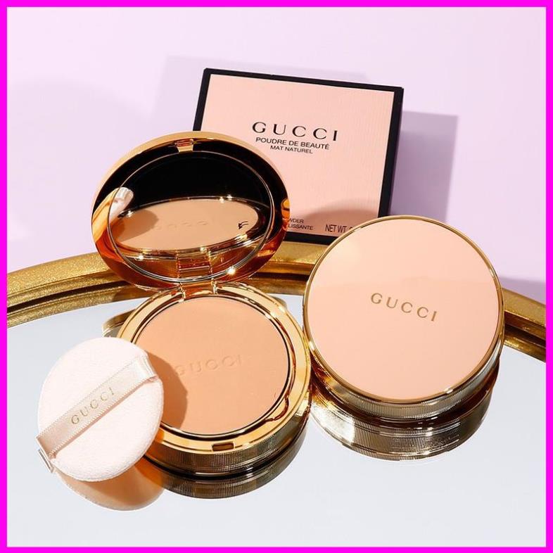 Phấn Phủ Dạng Nén Kiềm Dầu Siêu Tốt Gucci Poudre De Beaute Mat Naturel