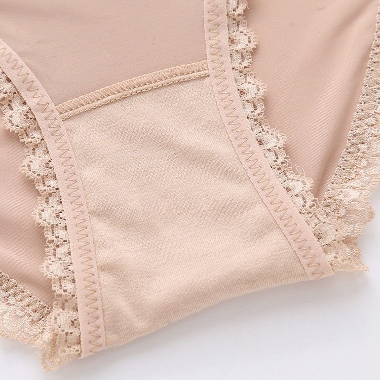 Quần Lót Nữ Viền Ren - Quần Lót Ren 2 Dây Quyết Rũ, Ôm Trọn Vòng 2 AMYBRA L829