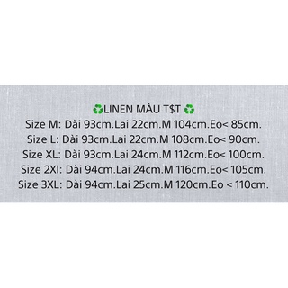 Quần Linen suông màu trơn ( 48-75kg)