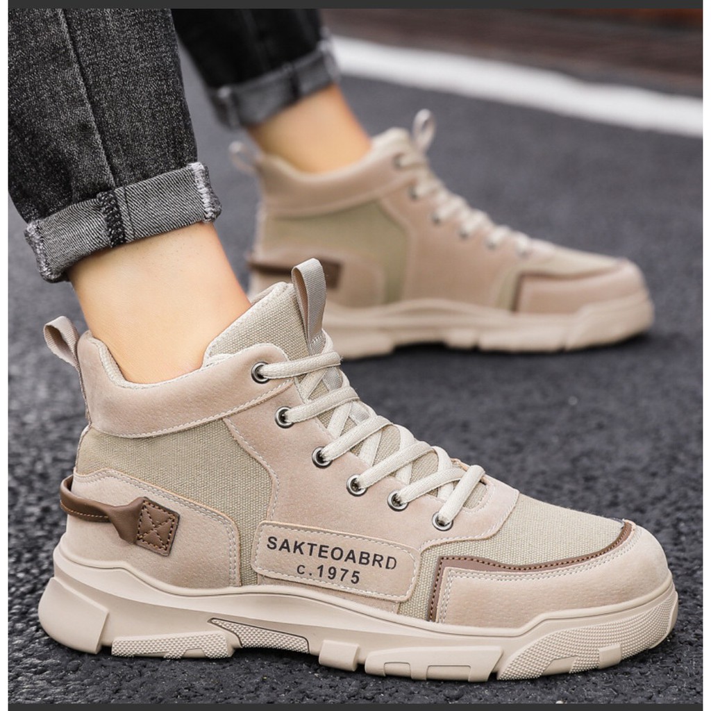 Giày Thể Thao Nam SAKTEOABRD1975 Sneakers,Đẹp, Tăng Chiều Cao, Cao Cổ, Chất Da lộn Cao Cấp Siêu Nhẹ, Phong Cách Hàn Quốc | BigBuy360 - bigbuy360.vn