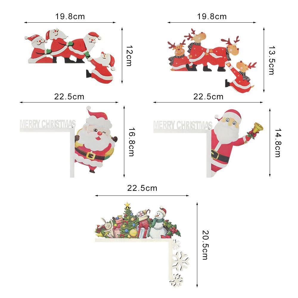 PINEVN Phụ Kiện Trang Trí Cửa Phong Cách Giáng Sinh Độc Đáo