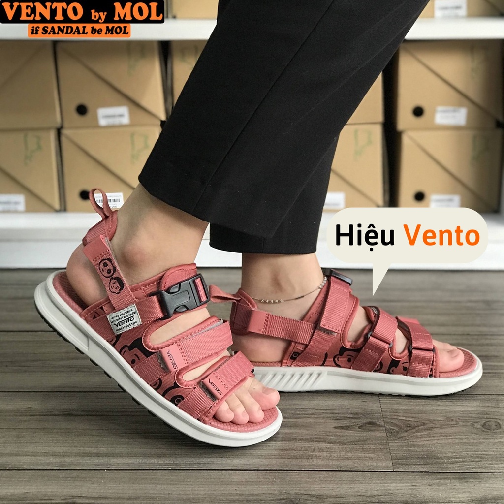 Giày Sandal MOL Nữ 3 Quai Ngang Quai Hậu Tháo Rời Êm Bền Phù Hợp Đi Học Đi Làm Đi Du Lịch Mã MS1801