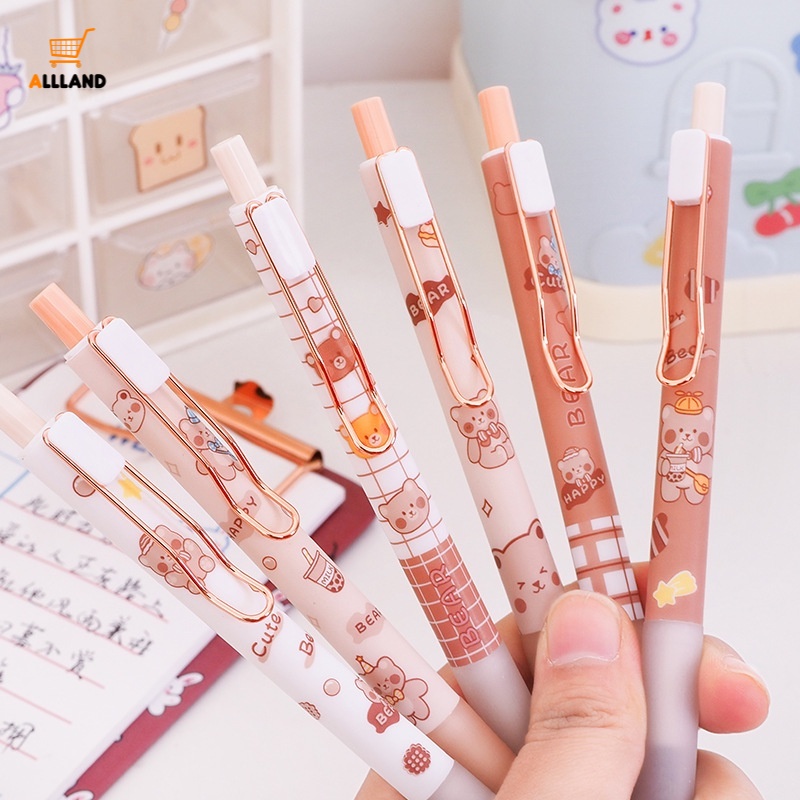 1 Cây Bút Mực Đen 0.5mm Hình Gấu Sáng Tạo