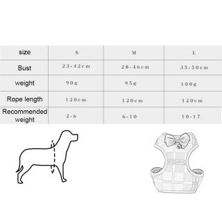 Áo vest dây thắt nơ dắt chó đi dạo