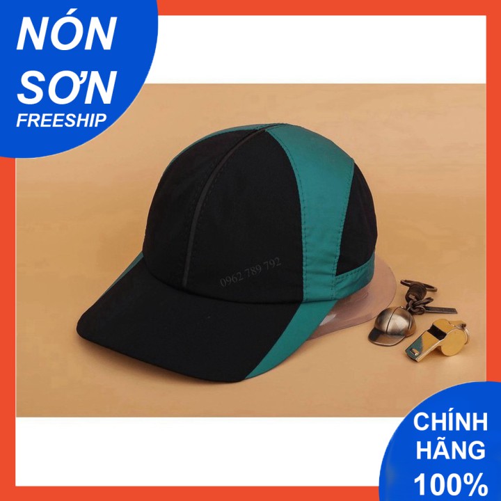 Mũ Lưỡi Trai Nón Sơn Vải Dù Xanh Lá Lưới Đen Chính Hãng Hàng Chuẩn Tem 7 Màu Thời Trang Cao Cấp Mới 2021