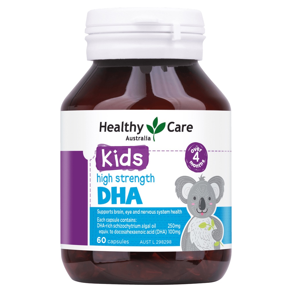 Viên nhai tăng đề kháng cho bé Healthy Care Kids Zinc + Vitamin C 60 viên