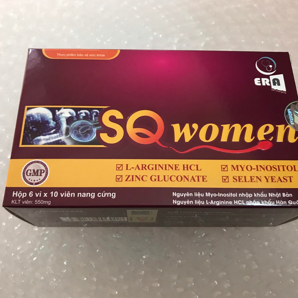 Viên Uống SQ Women Bổ Sung Dưỡng Chất Hỗ Trợ Khả Năng Sinh Sản Nữ Giới
