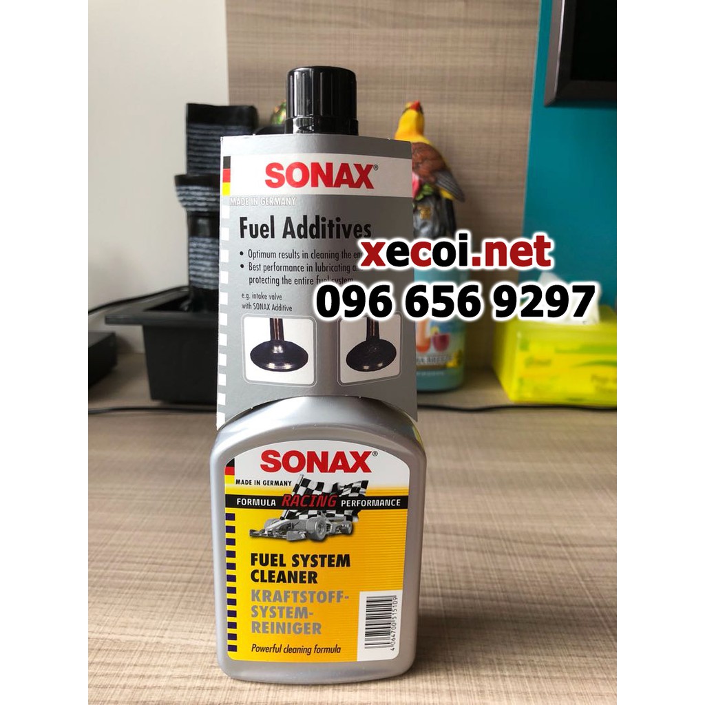 (giá tốt) Làm sạch và bảo vệ hệ thống xăng Sonax Fuel System Cleaner 250ml