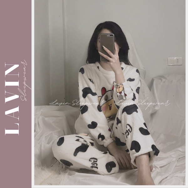 Set bông LAVIN hình bò sữa dễ thương | BigBuy360 - bigbuy360.vn